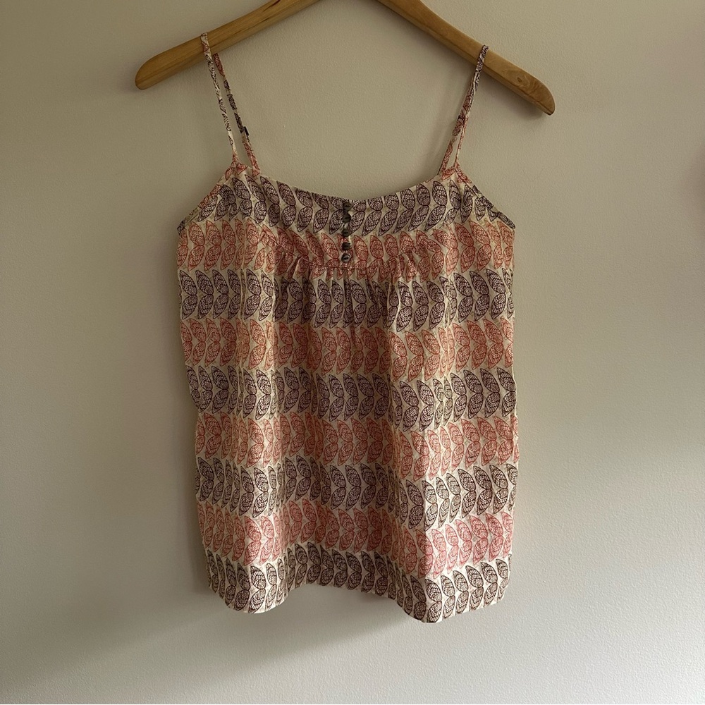 Banana republic printed woven tank